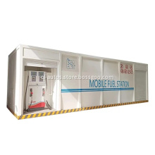 40FT ISO 25000 Liters Tanker Container Skid Mounted Diesel Oil Tank with Fuel Dispenser Pump